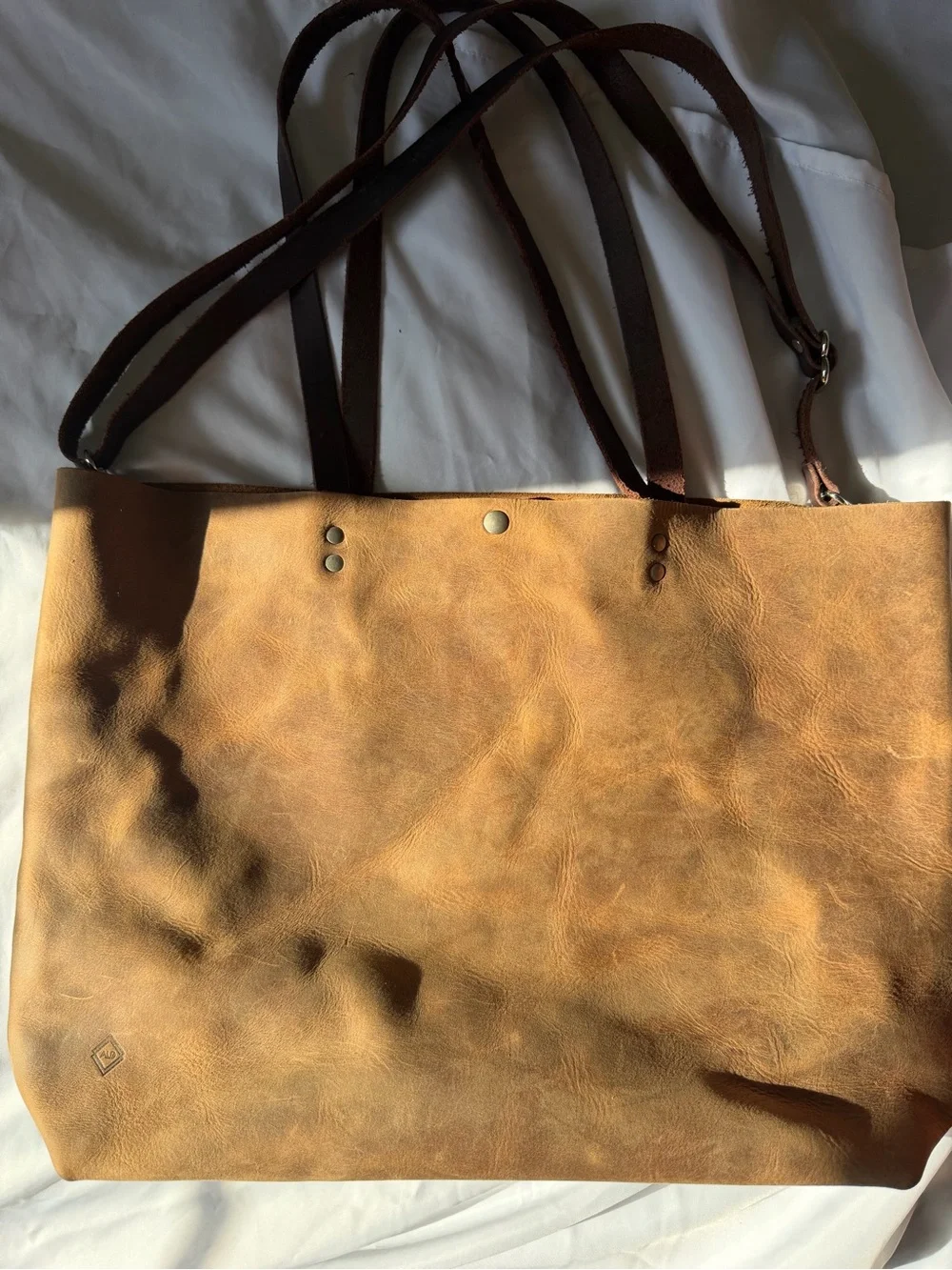 Anney Life Leather Cognac tote